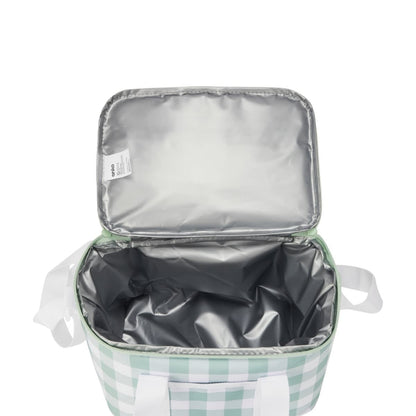 Gingham Large Insulated Lunch Bag