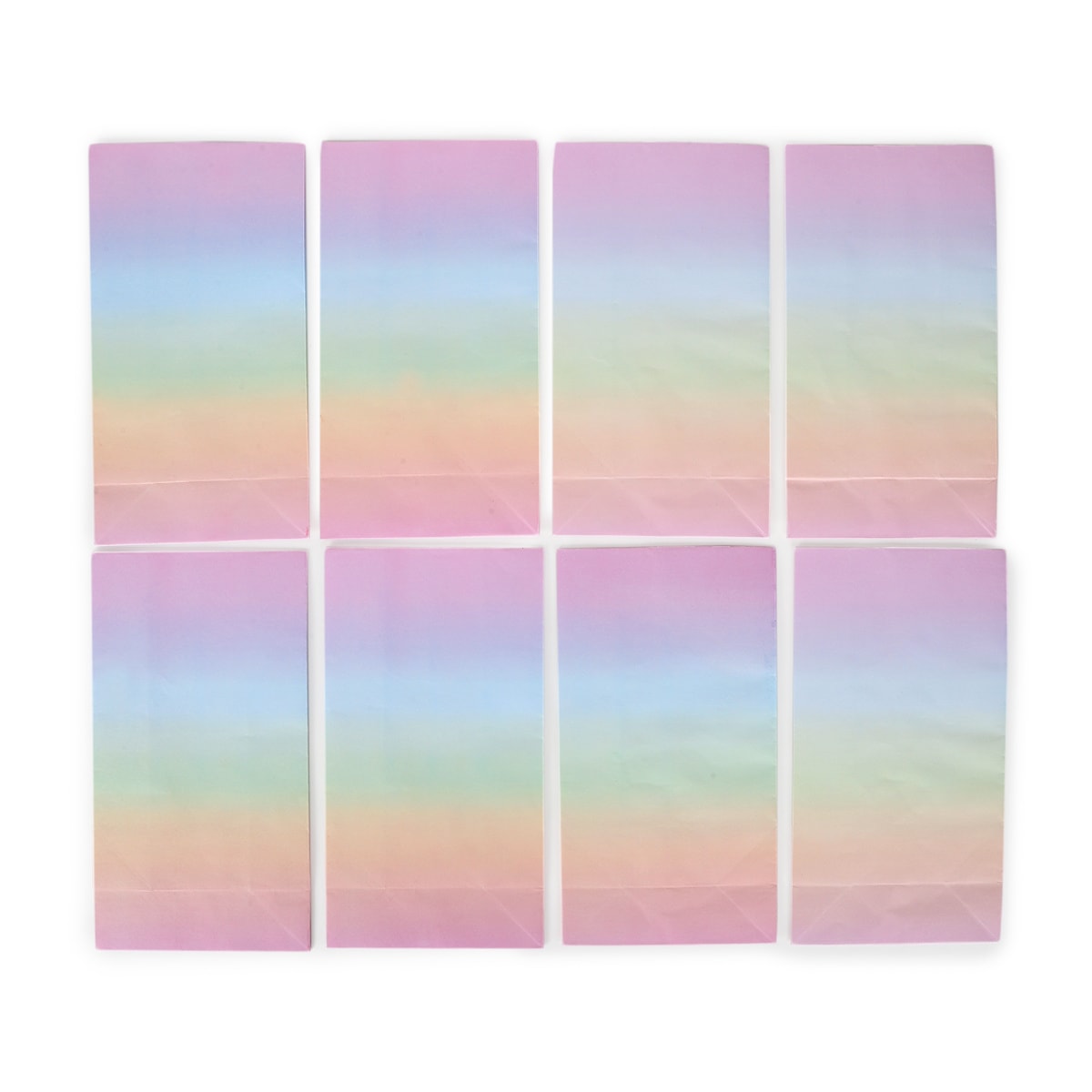 8 Pack Pastel Ombre Loot Bags