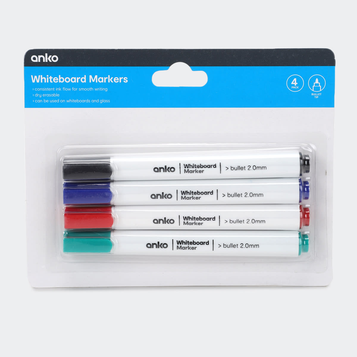 4 Pack Whiteboard Markers