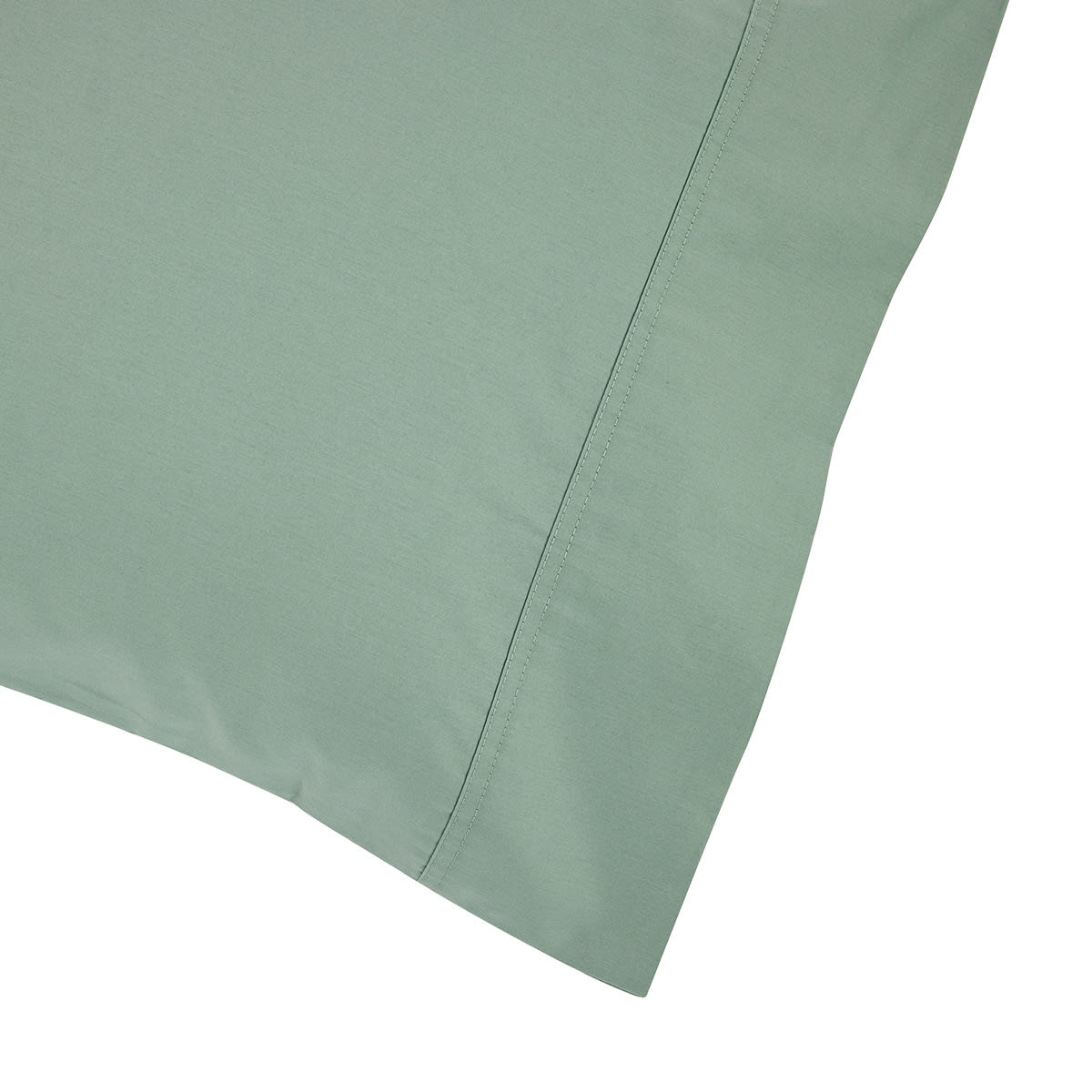 2 Pack 500 Thread Count Australian Grown Cotton Standard Pillowcases - Sage