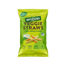 INFUZIONS VEGGIE STRAWS SOUR CREAM & HERB 90G