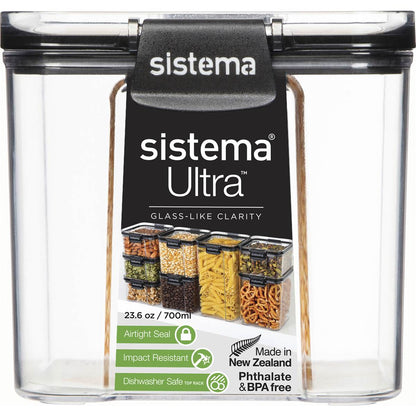 Sistema Ultra Tritan Canister Square 700ml Each