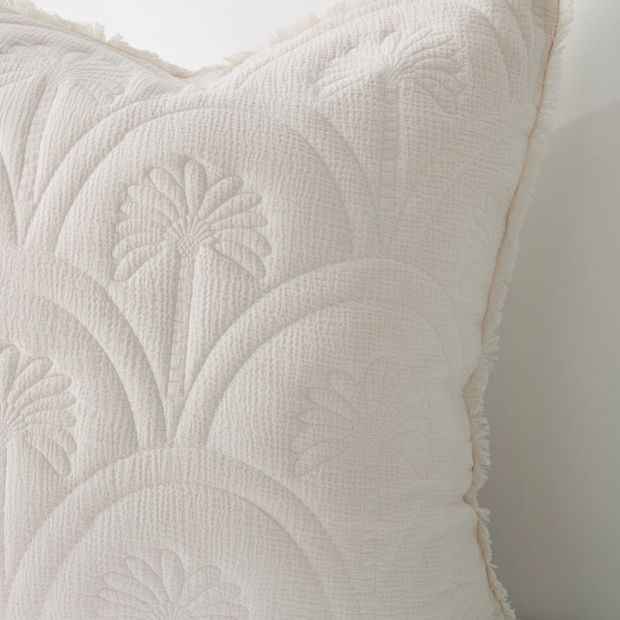 Palm Quilted Australian Cotton European Pillowcase