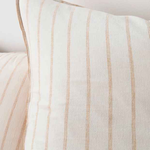Adelle Stripe Linen/Cotton European Pillowcase
