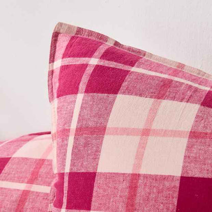 Ashlee Check Linen/Cotton European Pillowcase