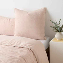 Zarah Textured Floral Australian Cotton European Pillowcase