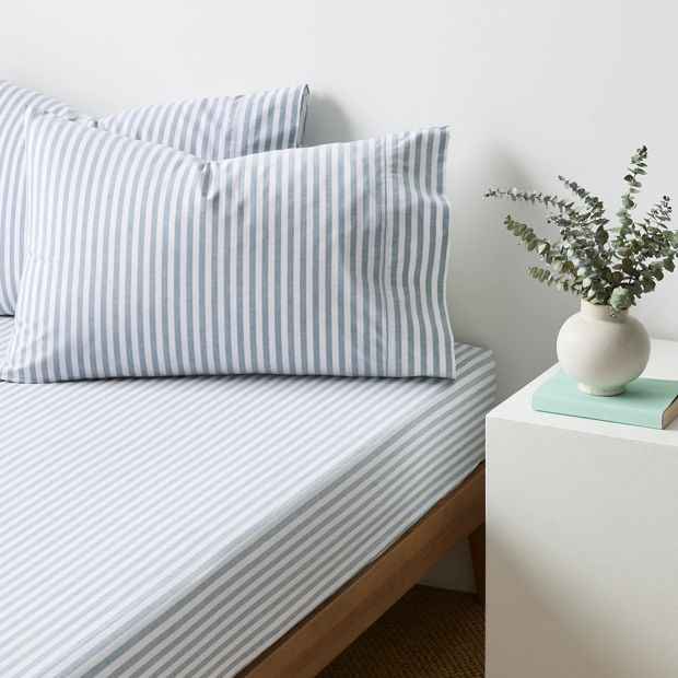 Australian Cotton Stripe Mix & Match Pillowcases 2 Pack