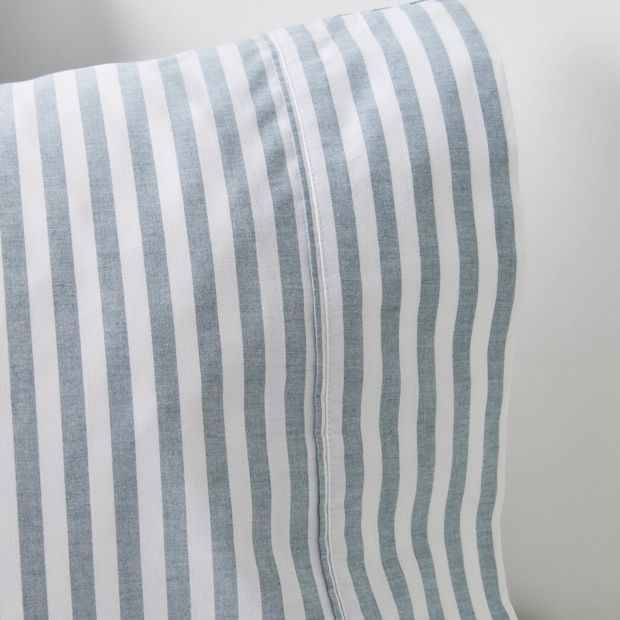 Australian Cotton Stripe Mix & Match Pillowcases 2 Pack