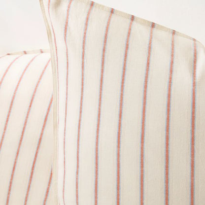 Nautical Stripe Linen/Cotton European Pillowcase