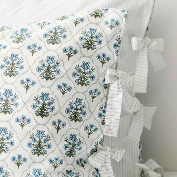 Adeline Australian Cotton Floral European Pillowcase