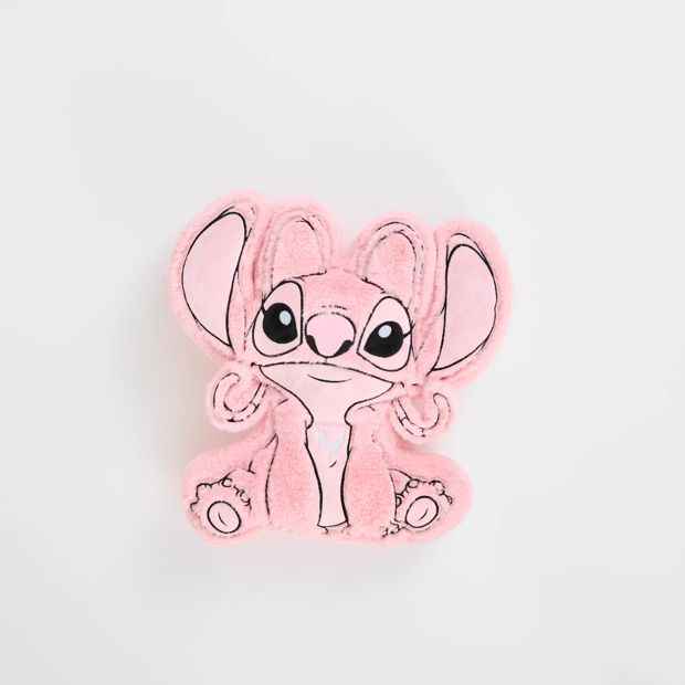 Character Plush Cushion - Pink Faux Fur
