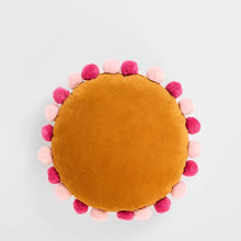 Delilah Round Pom Pom Cushion