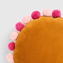 Delilah Round Pom Pom Cushion