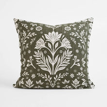 Dixie Boho Chenille European Pillowcase - Olive