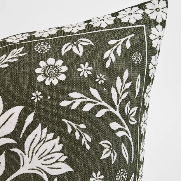 Dixie Boho Chenille European Pillowcase - Olive