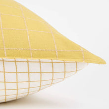 Check Linen/Cotton European Pillowcase