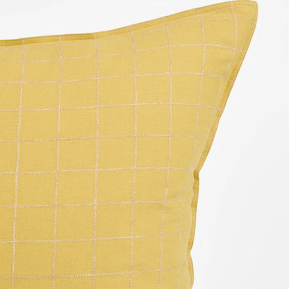 Check Linen/Cotton European Pillowcase