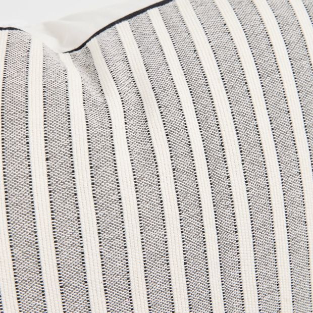 Ryan Textured Stripe European Pillowcase - Phantom
