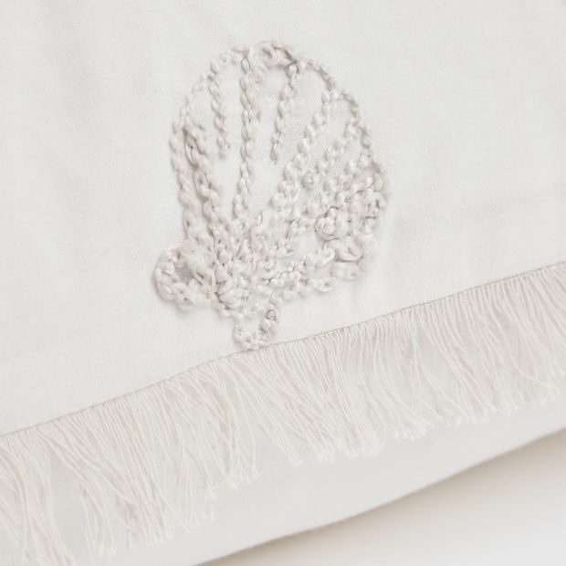 Lunar Embroidered Cotton European Pillowcase