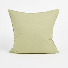 Ayla Check Linen/Cotton European Pillowcases - Sage