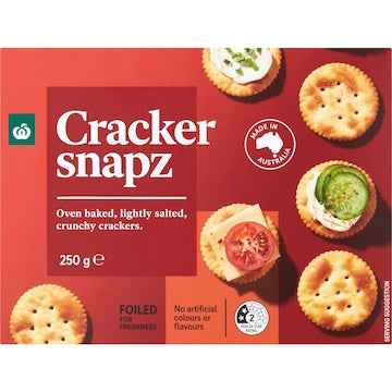 Woolworths Snapz Original Crackers 250g