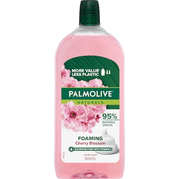Palmolive Foaming Liquid Hand Wash Refill Cherry Blossom 500mL