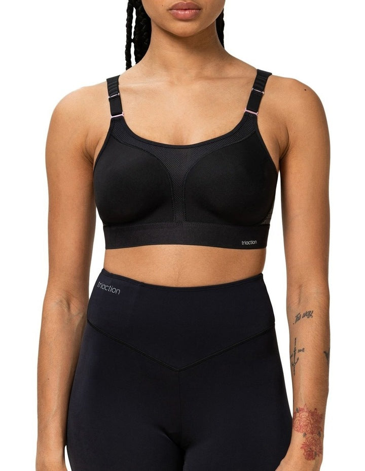 Triaction Extreme Lite Wirefree Sports Bra in Black