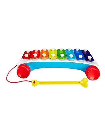 Fisher-Price Classic Xylophone Toddler Pretend Musical Instrument Pull Toy