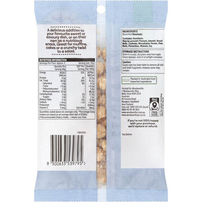 Woolworths Hazelnut Kernels 110g