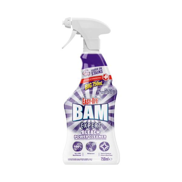 EASY OFF BAM BLEACH POWER CLEANIER SPRAY 750ML