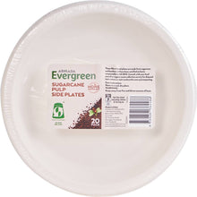 Armada Evergreen Sugarcane Pulp Side Plates 20 pack