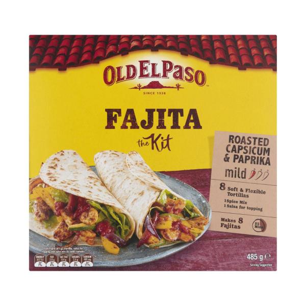 OLD EL PASO MILD FAJITA KIT  485G