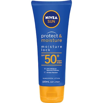 Nivea SPF 50+ Sun Protect & Moisture Sunscreen Lotion 100mL