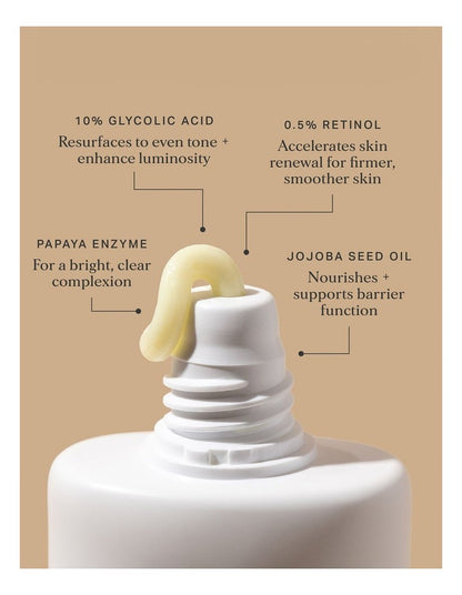 Beauty Sleep Power Peel with 10% Glycolic Acid and 0.5% Retinol