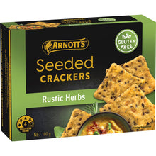 Arnotts Seeded Crackers Rustic Herbs 100g