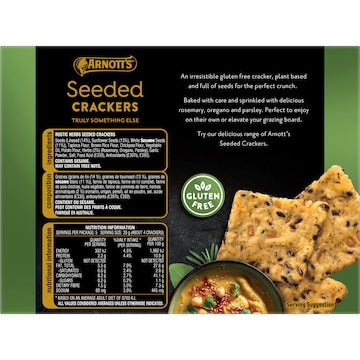 Arnott's Seeded Crackers Rustic Herbs 100g