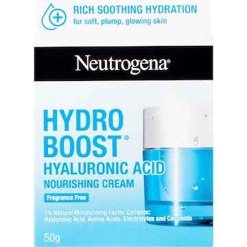 Neutrogena Hydro Boost Hyaluronic Acid Nourishing Cream Moisturiser 50g