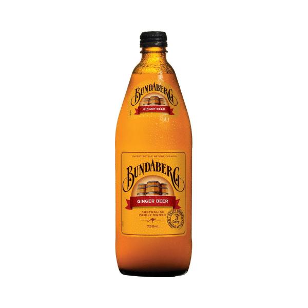 BUNDABERG GINGER BEER 750ML