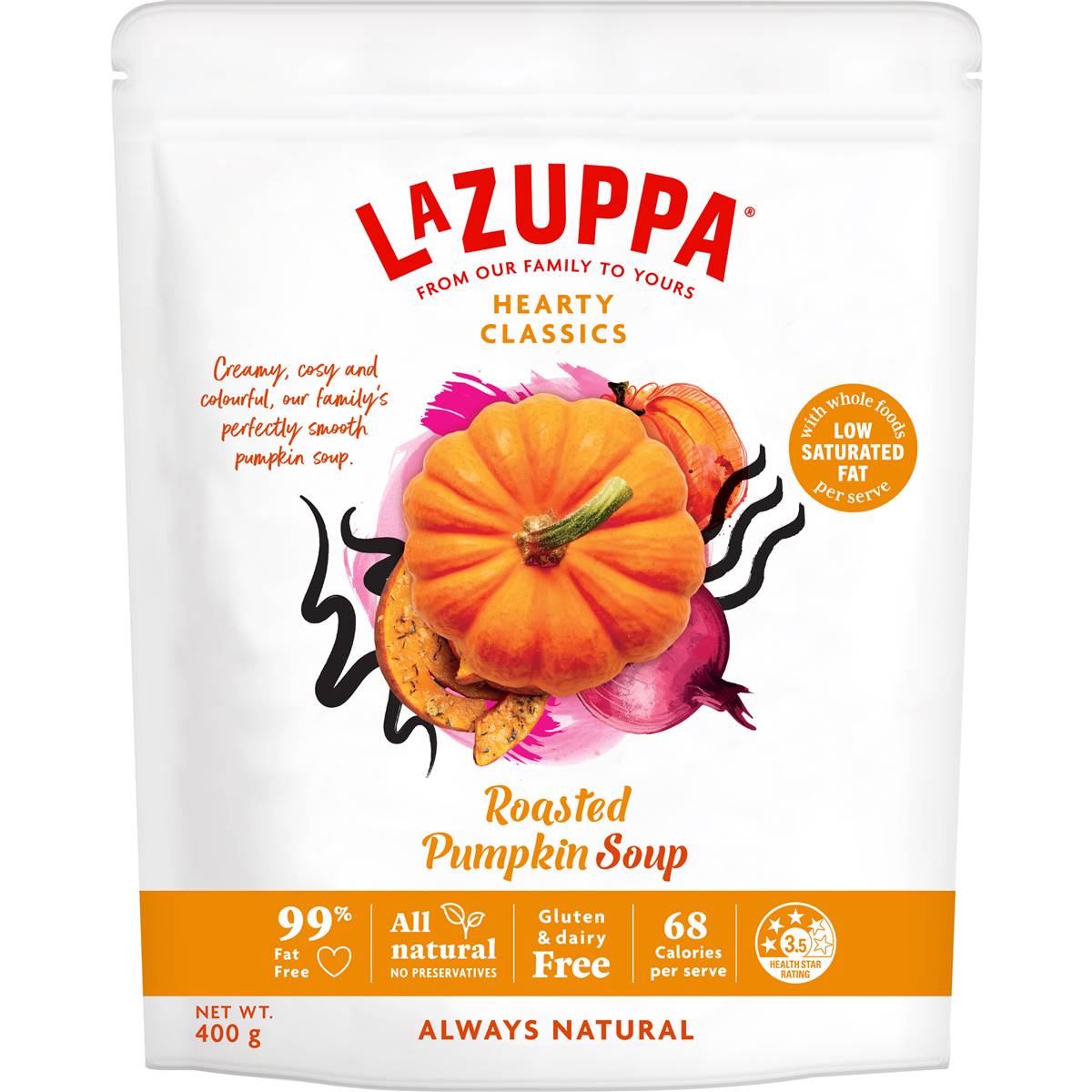 La Zuppa Soup Pouch Roasted Pumpkin 400g