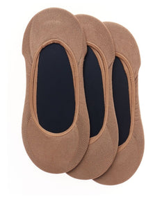 Super Smooth No Show Sockette 3 Pack in Lark