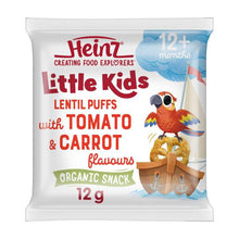 Lentil Puffs With Tomato And Carrot Flavours Snack 12+ Months
