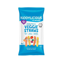 KIDDYLICIOUS VEGGIE STRAWS CHEESY FLAVOUR 4X12G