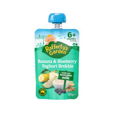 RAFFERTY'S GARDEN BLUEBERRY- BANANA & PEAR YOGHURT BREKKIE 6+ MONTHS 120G