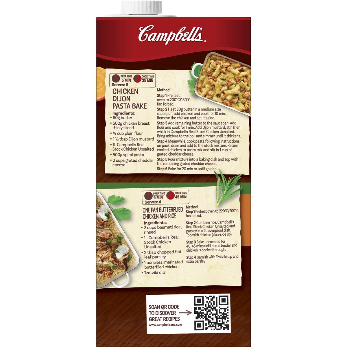 Campbell's Real Stock Unsalted Chicken 1L