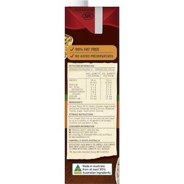 Campbell's Real Stock Unsalted Chicken 1L