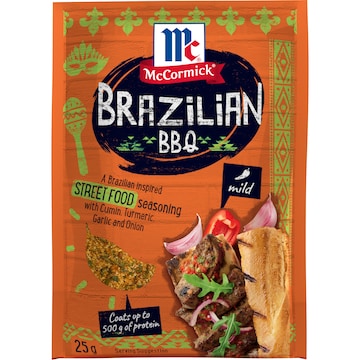 McCormick Brazilian BBQ Street Food Seasoning 25g