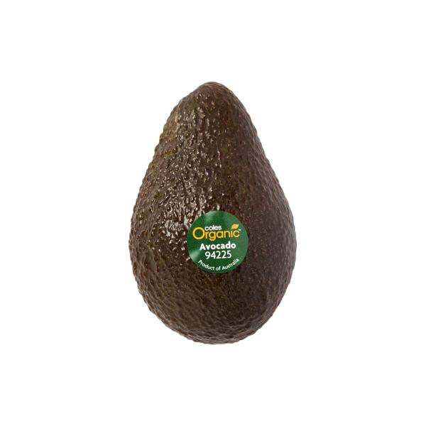COLES ORGANIC:AVOCADO:.:1 EACH