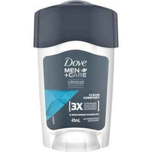 Dove Men+Care Clinical 96hr Deodorant Stick Clean Comfort 45mL