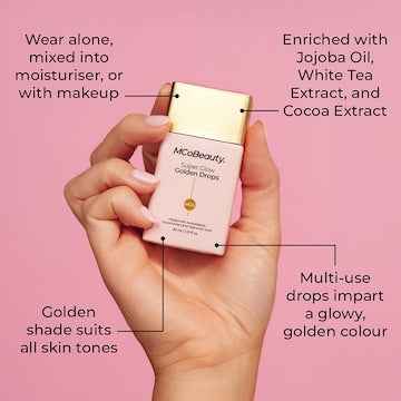 MCoBeauty Super Glow Golden Drops Hybrid Illuminator Gold 30mL