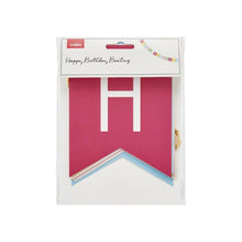 COLES HAPPY BIRTHDAY BUNTING CURSIVE